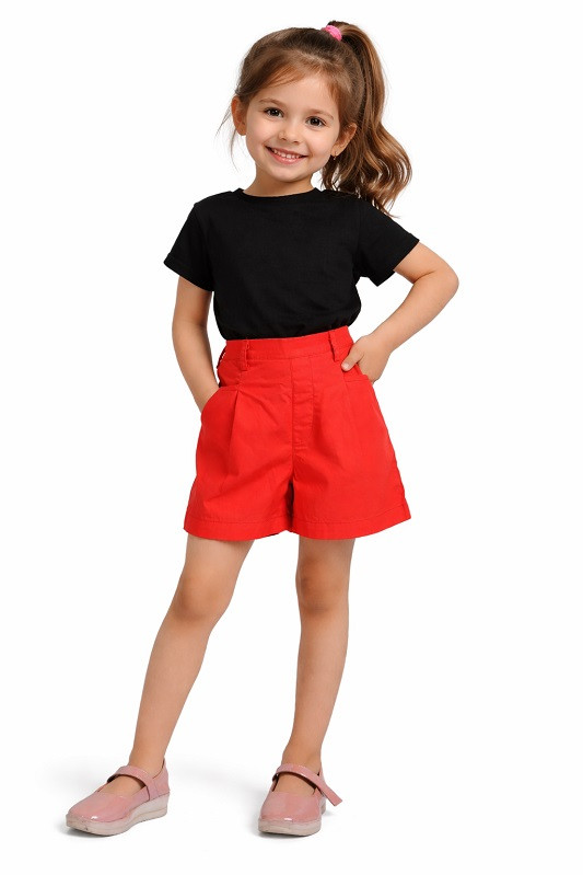 Girl's T-shirts Plain Black