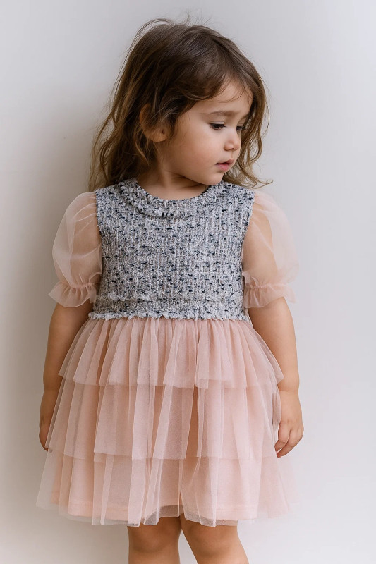Girls Tweed Dress