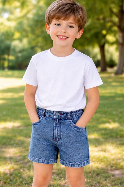 Boys T-shirts-Solid Colour- 3 pcs