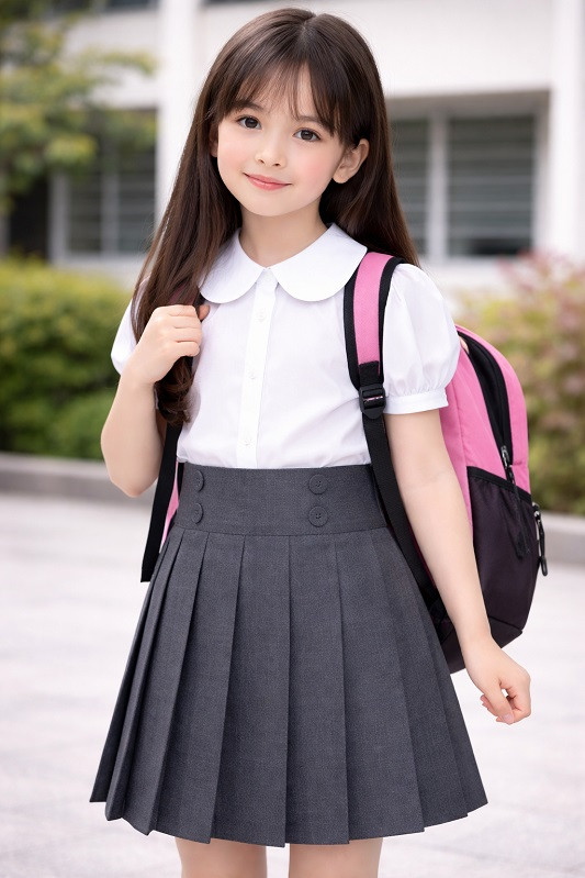 Girls Skirt with Blouse -On order