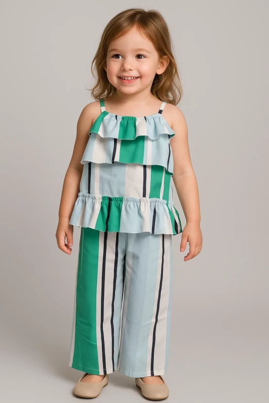 Girls Frilled Cordset