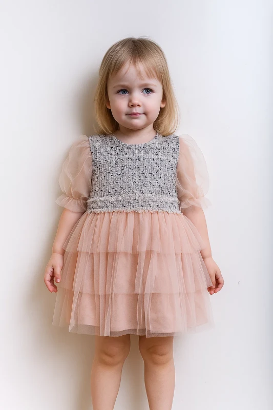 Girls Tweed Dress