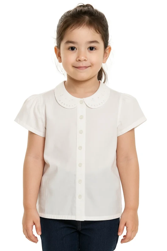 Girls lace Collar shirt