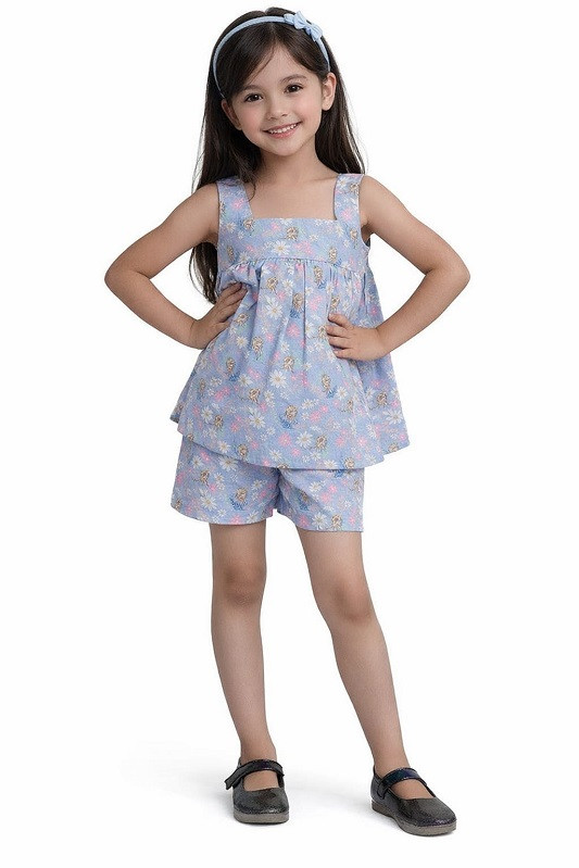 Girls Sleeveless cordset