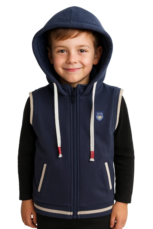 Fleece hoodie with Fur